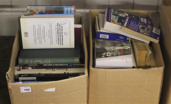 3 boxes of books